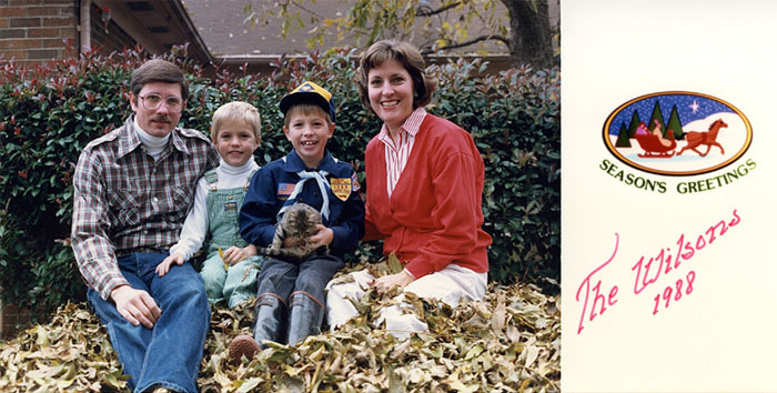 Banks joins Cub Scouts; our first and last cat, Fluffy!