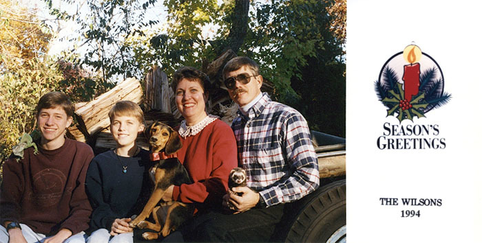 Everyone loves Hunter's beagle, Maggie; our iguana and ferret are another matter!