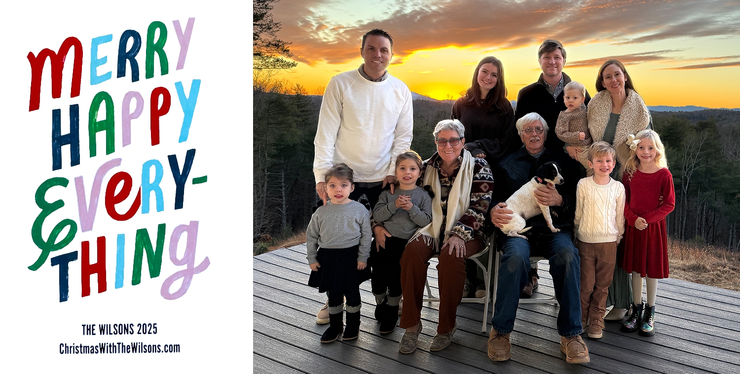 Catching a sunset on the porch after Phil wrapped up the renovation at our vacation home in Philpott, VA.